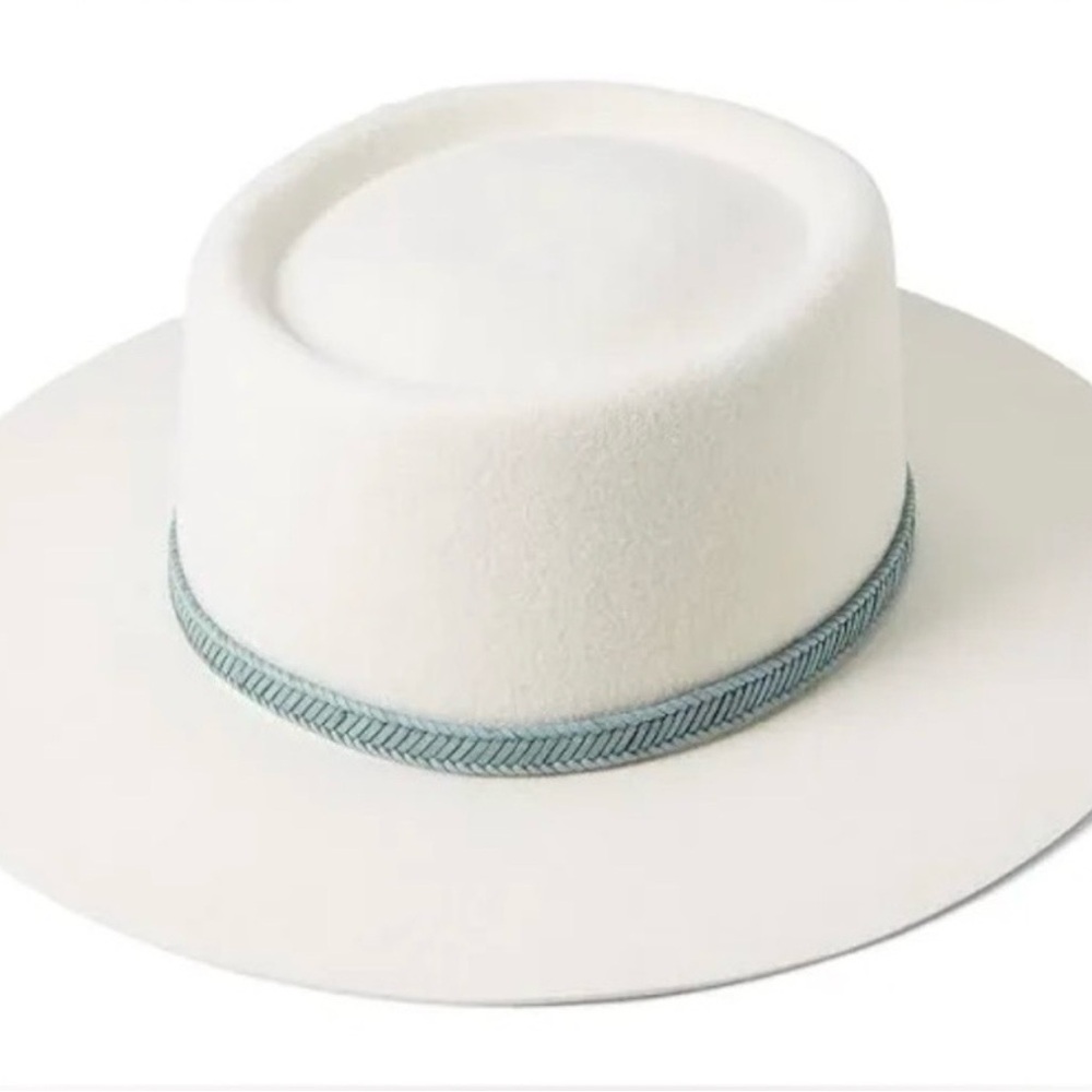 Lack of Color The Rocky Ivory Wool Fedora Hat Size M 57cm NWT Australia